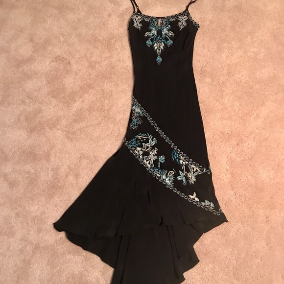 Cache Beaded Cocktail Dress - Picture 3 of 6